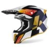 Casque Airoh Twist 2.0 Lift Blue / Orange -Équipement Moto airoh twist 2 0 lift blue orange cross helmet cross helmet helm casque kros kask casco 1 1
