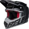 Bell Moto-9S Flex Sprint Matte/Gloss Black/Gray Casque Cross -Équipement Moto bell moto 9s flex sprint black gray cross helmet helm casque kask casco 1 1