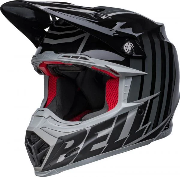 Bell Moto-9S Flex Sprint Matte/Gloss Black/Gray Casque Cross 3 Bell Moto-9S Flex Sprint Matte/Gloss Black/Gray Casque Cross