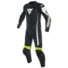 Dainese Assen 2-P Suit Black-White-Yellow-Fluo 2 Dainese Assen 2-P Suit Black-White-Yellow-Fluo -Équipement Moto dainese assen 2 p suit black white yellow fluo two piece suit 2 teiler overall combinaison 2 pieces traje tulum 1 3