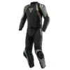 Dainese Avro 4 Leather 2-P Suit Black/Charcoal-Gray/Tibe -Équipement Moto dainese avro 4 black gray tibe two piece suit 2 teiler overall combinaison 2 pieces traje tulum 1 2