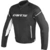 Dainese D-FRAME TEX Jacket Black/Black/White -Équipement Moto dainese d frame tex jacket black black white motorcycle jacket motorradjacke blouson veste motorjas mont chaqueta 1 1