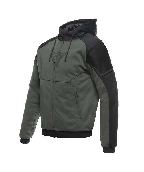 Dainese Daemon-X Safety Hoodie Full Zip Green/Black 3 Dainese Daemon-X Safety Hoodie Full Zip Green/Black
