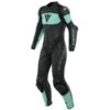 Dainese Imatra Lady Leather 1-PC Suit Perf. Black/Acqua-Green 2 Dainese Imatra Lady Leather 1-PC Suit Perf. Black/Acqua-Green -Équipement Moto dainese imatra lady 1 pc perf blk acqua one piece suit 1 teiler overall combinaison 1 piece traje tulum 1 1