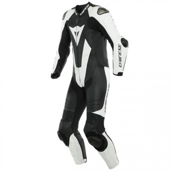 Dainese Laguna Seca 5 1-PC Leather Suit Perf. Black White - Combinaison Moto - Vêtements 3 Dainese Laguna Seca 5 1-PC Leather Suit Perf. Black White - Combinaison Moto - Vêtements