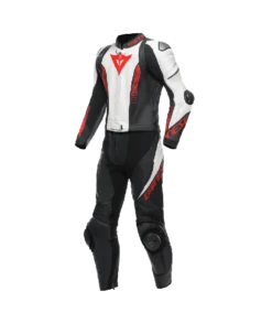 Combinaison Dainese Laguna Seca 5 2PCS Black/White/Lava-Red