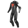 Dainese Misano 2 D-Air Lady Perf. 1-P Suit Black-Black-White -Équipement Moto dainese misano 2 d air lady perf 1 p suit black black white one piece suit 1 teiler overall combinaison 1 piece traje tulum 1 10
