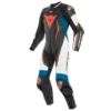 Dainese Misano 2 D-Air Perf. 1-P Suit Black-Matt-White-Light-Blue 1 Dainese Misano 2 D-Air Perf. 1-P Suit Black-Matt-White-Light-Blue -Équipement Moto dainese misano 2 d air perf 1 p suit black matt white light blue one piece suit 1 teiler overall combinaison 1 piece traje tulum 1 10