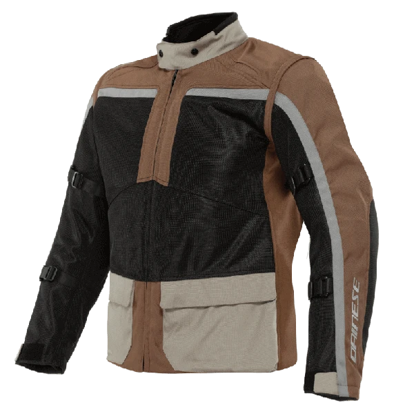 Dainese Outlaw Tex Jacket Black Carafe Walnut Charcoal-Grey 3 Dainese Outlaw Tex Jacket Black Carafe Walnut Charcoal-Grey