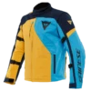 Dainese Ranch Tex Jacket Yellow/Black-Iris/Light-Blue -Équipement Moto dainese ranch tex jacket mineral yellow black iris blue motorcycle jacket motorradjacke blouson veste motorjas mont chaqueta 1 1