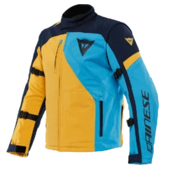 Dainese Ranch Tex Jacket Yellow/Black-Iris/Light-Blue