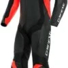 Dainese Assen 2 1-P Perf. Leather Suit Black/Red -Équipement Moto dainese assen 2 1 piece leather suit 1 teiler overall combinaison 1 piece traje black red 1 16