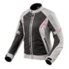 Revit Torque 2 H2O Ladies Jacket Black-Light Grey -Équipement Moto fjt311 1160lf wlr 1