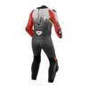 Revit Quantum 2 One-Piece Suit White-Neon Red -Équipement Moto fol035 3020mb 300rgb08 w