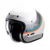 HJC V31 Byron White/Grey MC28 -Équipement Moto hjc v31 byron white grey mc27 open face helmet helm casque jet kask casco abierto 1 1