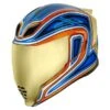 Icon Airflite El Centro Blue Full-Face Helmet -Équipement Moto icon airflite el centro blue full face helmet helm casque kask casco 1 13
