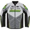 Icon Hooligan Ultrabolt Jacket Hi-Viz -Équipement Moto icon hooligan ultrabolt jacket hi viz motorcycle jacket motorradjacke blouson veste motorjas mont chaqueta 1 1
