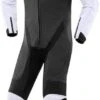 Icon Hypersport 1-P Suit White/Black -Équipement Moto icon hypersport 1 p suit white black one piece suit 1 teiler overall combinaison 1 piece traje tulum 1 9
