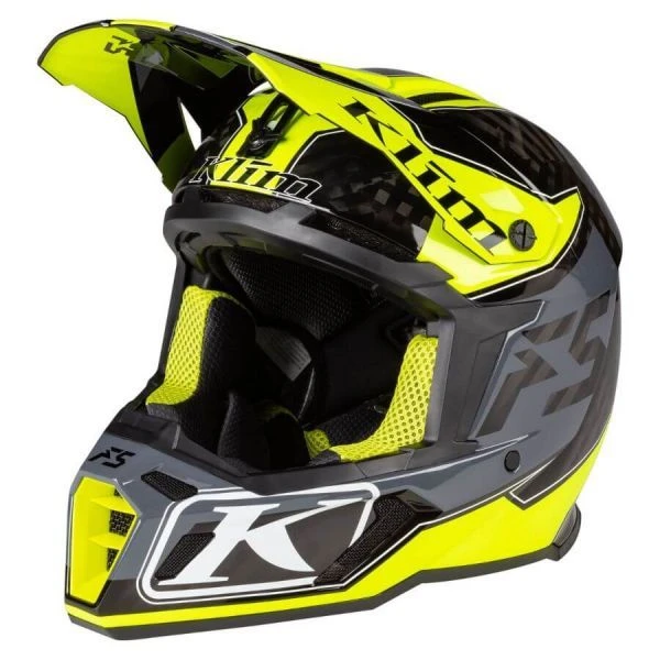 Klim F5 Helmet ECE Shred Hi-Vis 3 Klim F5 Helmet ECE Shred Hi-Vis