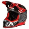 Klim F5 Helmet ECE Shred High Risk Red -Équipement Moto klim f5 helmet ece shred high risk red full face helmet helm casque kask casco 1 2