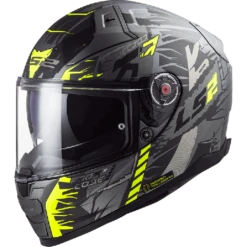 LS2 Vector 2 Techbot Titanium Yellow-06