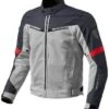 Revit Airwave 2 Jacket Silver-Red -Équipement Moto revit airwave 2 jacket silver red motorcycle jacket motorradjacke blouson veste motorjas mont chaqueta 1 1