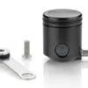 Rizoma CT025B Brake Clutch Fluid Reservoir Black -Équipement Moto rizoma ct025b brake clutch fluid reservoir with level window side outflow color black 1