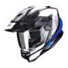 Scorpion ADF-9000 AIR TRAIL B/Blue-White -Équipement Moto scorpion adf 9000 air trail black blue white full face helmet integralhelm casque integral kask casco integral 1 2