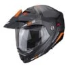 Scorpion ADX-2 Camino Matt Black-Silver-Orange -Équipement Moto scorpion adx 2 camino black silver orange adventure full face integralhelm casque integral kask casco integral 1 1