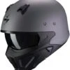 Scorpion COVERT-X SOLID Cement Grey Matt -Équipement Moto scorpion covert x solid cement grey matt open face helmet helm casque kask casco 1 2