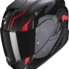 Scorpion EXO-1400 AIR FORTUNA Black-Red -Équipement Moto scorpion exo 1400 air fortuna black red full face helmet helm casque kask casco 1 2