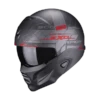 Scorpion EXO-Combat 2 XENON Matt Black-Red 2 Scorpion EXO-Combat 2 XENON Matt Black-Red -Équipement Moto scorpion exo combat 2 xenon black red full face helmet integralhelm casque integral kask casco integral 1 2