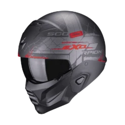 Scorpion EXO-Combat 2 XENON Matt Black-Red