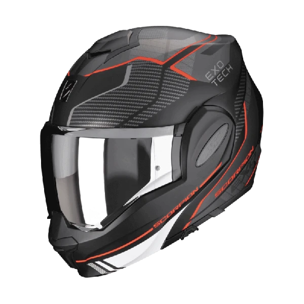 Scorpion EXO-TECH EVO ANIMO Matt Black-Red 3 Scorpion EXO-TECH EVO ANIMO Matt Black-Red