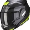 Scorpion EXO-TECH TRAP Black-Neon Yellow -Équipement Moto scorpion exo tech trap black neon yellow modular helm casque kask casco 1 1