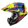 Scorpion VX-22 Air Neox Neon Yellow-Blue-Red -Équipement Moto scorpion vx 22 air neox yellow blue red cross helmet helm casque kask casco 1 2