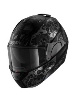Casque Modulable Shark Evo ES K-Rozen Mat KAA