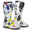 Sidi Crossfire 3 Yellow Fluo White Blue 1 Sidi Crossfire 3 Yellow Fluo White Blue -Équipement Moto sidi crossfire 3 white blue yellow fluo boots stiefel bottes botas laarzen www.championhelmets 1
